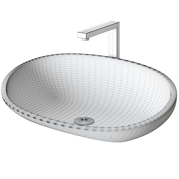 Kool Xl Fl by Glass Design Washbasin