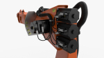 KUKA 210 2 Cinema 4D Rigged industrial robotic arm