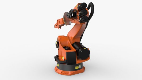 KUKA 210 2 Cinema 4D Rigged industrial robotic arm