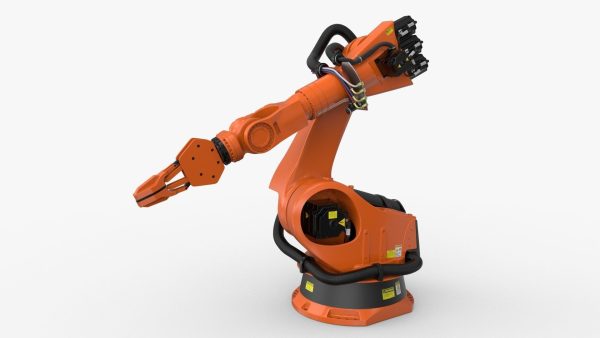 KUKA 210 2 Cinema 4D Rigged industrial robotic arm
