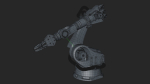 KUKA 210 2 Cinema 4D Rigged industrial robotic arm