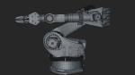 KUKA 210 2 Cinema 4D Rigged industrial robotic arm