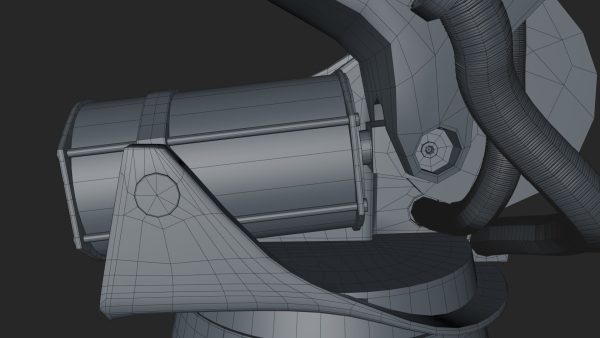 KUKA 210 2 Cinema 4D Rigged industrial robotic arm