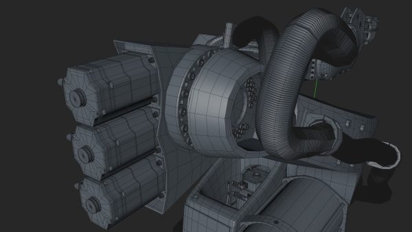 KUKA 210 2 Cinema 4D Rigged industrial robotic arm