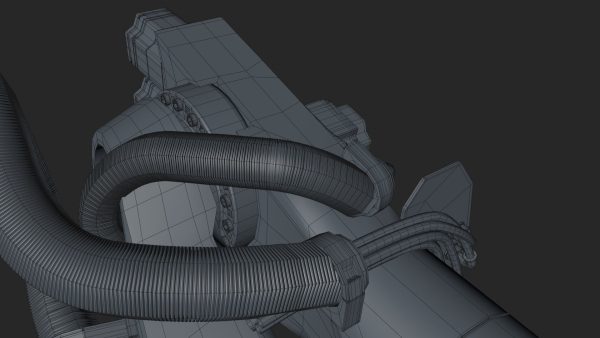 KUKA 210 2 Cinema 4D Rigged industrial robotic arm