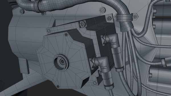 KUKA 210 2 Cinema 4D Rigged industrial robotic arm