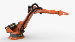 KUKA 210 2 Cinema 4D Rigged industrial robotic arm