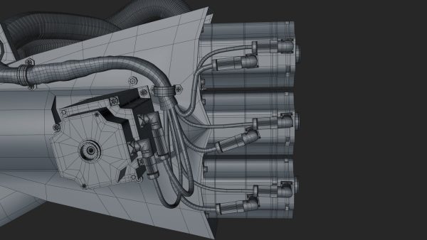 KUKA 210 2 Cinema 4D Rigged industrial robotic arm