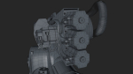 KUKA 210 2 Cinema 4D Rigged industrial robotic arm