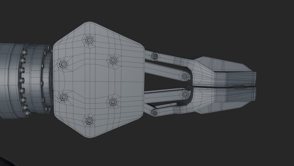KUKA 210 2 Cinema 4D Rigged industrial robotic arm