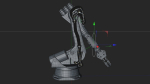 KUKA 210 2 Cinema 4D Rigged industrial robotic arm