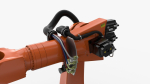 KUKA 210 2 Cinema 4D Rigged industrial robotic arm