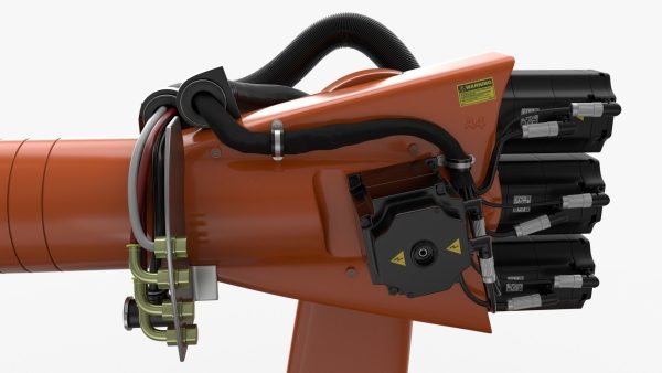 KUKA 210 2 Cinema 4D Rigged industrial robotic arm