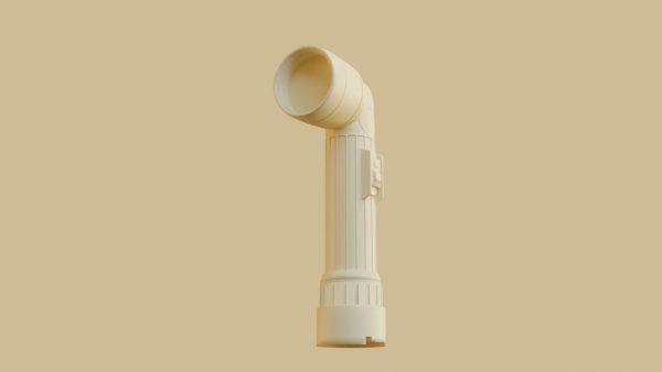L shaped military flashlight