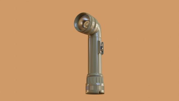 L shaped military flashlight