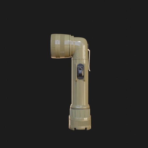 L shaped military flashlight