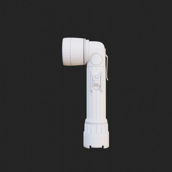 L shaped military flashlight