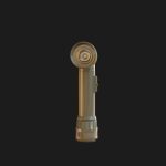 L shaped military flashlight