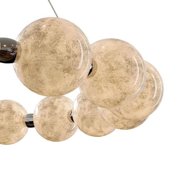 Lampatron FOUETTE ring chandelier