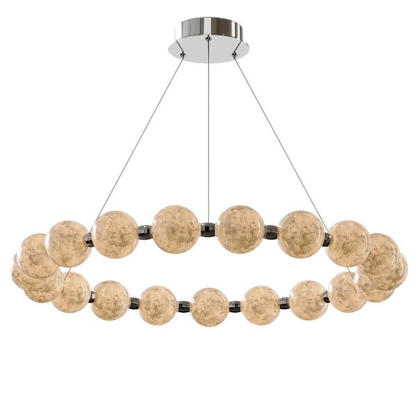 Lampatron FOUETTE ring chandelier