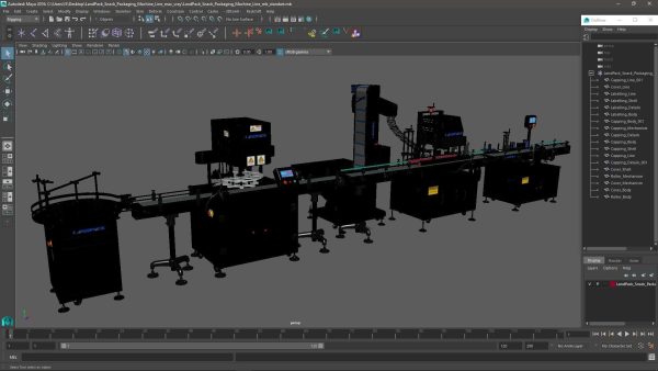 LandPack Snack Packaging Machine Line