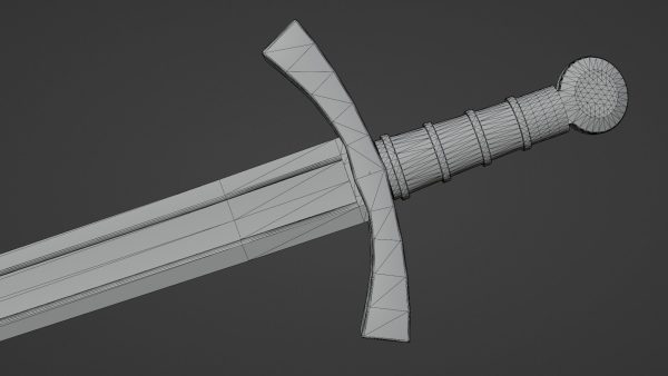 Langsax sword with Falchion handle