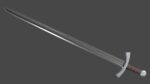 Langsax sword with Falchion handle