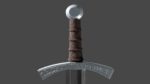Langsax sword with Falchion handle