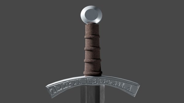 Langsax sword with Falchion handle