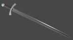 Langsax sword with Falchion handle