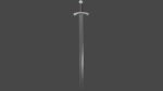 Langsax sword with Falchion handle