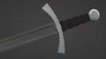 Langsax sword with Falchion handle