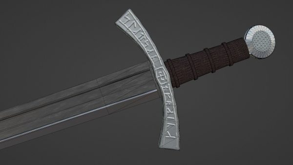 Langsax sword with Falchion handle