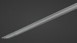 Langsax sword with Flamberge handle