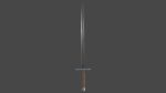 Langsax sword with Grossmesser handle