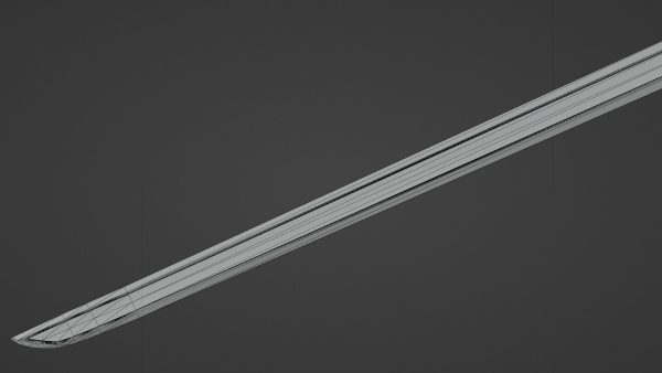 Langsax sword with Grossmesser handle