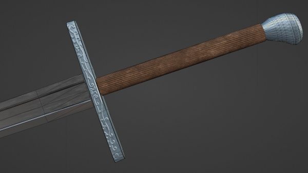 Langsax sword with Grossmesser handle