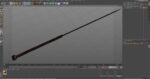 Large Acupuncture Needle Gold