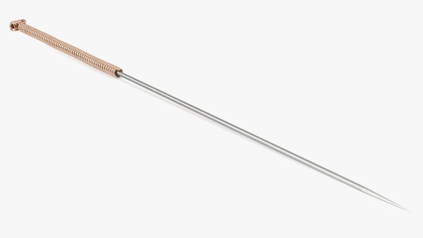 Large Acupuncture Needle Gold