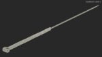 Large Acupuncture Needle Gold