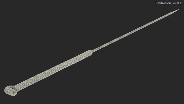 Large Acupuncture Needle Gold
