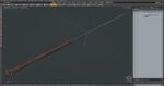 Large Acupuncture Needle Gold