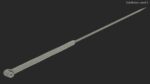 Large Acupuncture Needle Gold