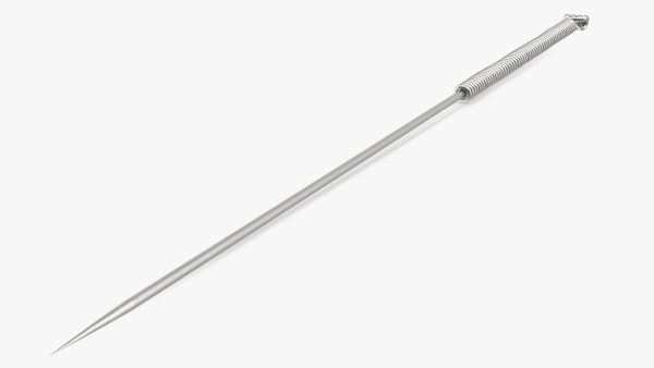 Large Acupuncture Needle Silver