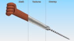 Large Acupuncture Needle Silver