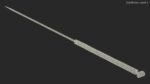 Large Acupuncture Needle Silver