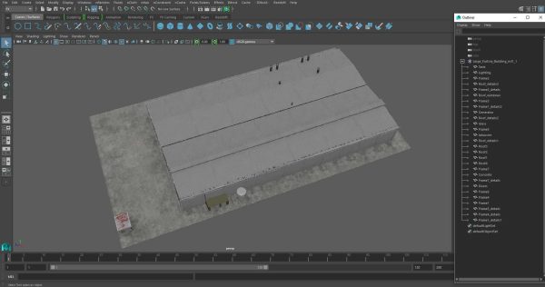 Large Factory Building