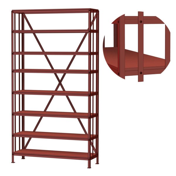 Large metal rack