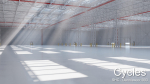 Large modern warehouse for Blender Eevee and Cycles