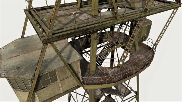 Large Old Crane PBR
